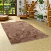 Luxus Super Soft Fellteppich Plush Braun, Größe:90x160 cm Produktbild-Vorschau 1