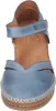 Manitu Damen Sandalen Leder Sandaletten Keilabsatz 910005, Produktbild-Vorschau 6