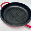 Krustenzauber Aluguss Bräter 24cm Rot Schmortopf Set Produktbild-Vorschau 3