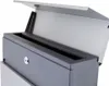 BITUXX Design Briefkasten Graphit mit Corner Edelstahl, Produktbild-Vorschau 4