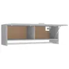 The Living Store Kleiderschrank Betongrau 100x32,5x35 cm Produktbild-Vorschau 5