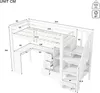 Flieks Etagenbett 90x200cm mit Schreibtisch und Regal, Produktbild-Vorschau 7