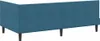 vidaXL Eckbettgestell mit Kopfteil Blau 100 cm x 200 cm Produktbild-Vorschau 7