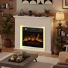 Elektrokamin 2000W, Realistischer 3D Flammeneffekt Produktbild-Vorschau 2