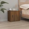 vidaXL Table de nuit murale marron imitation chêne 50x30x47 Voir les images du produit 1