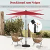 Parasol de balcon COSTWAY 210 x 140 cm, parasol de balcon Voir les images du produit 5