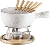 A fondue set is displayed against a white background. Produktbild-Vorschau
