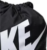 Nike Heritage Drawstring Bag Black/Black/White 10 L Sáček Náhled obrázku produktu 9