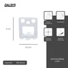 Dalsys Fliesen Nivelliersystem 100 Laschen 1mm Weiß Produktbild-Vorschau 2