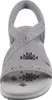 Skechers Reggae Slim Sparkle Sandale Grau in Gr. 38 Produktbild-Vorschau 6