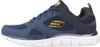 A side view of a blue Skechers sneaker against a white background. Produktbild-Vorschau