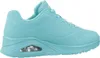 A single turquoise sneaker shown from the side against a white background. Voir les images du produit