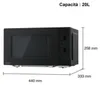 Panasonic NN-SM22QBEPG - Mikrowelle - 20 Liter Produktbild-Vorschau 11