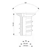 10 x Einschraubmuffen M6 Länge 14mm Einschraubmutter Produktbild-Vorschau 3
