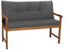 Bankkissen  120  x 50 x 40 Anthrazit | Bankkissen outdoor | Produktbild-Vorschau 1
