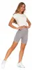 Pantalones ajustados cortos para mujer, estilo biker, Vista previa de la imagen del producto 4