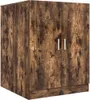 vidaXL Skriňa na práčku Smoked Oak 71x71,5x91,5 cm Náhľad obrázku produktu 1