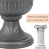 2er Set Blumentopf mit Ständer Blumensäule mit Standfuß Produktbild-Vorschau 5