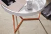 FineBuy Couchtisch 58,5x42x58,5cm Sofatisch Metall Rund Produktbild-Vorschau 5