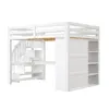 Flieks Etagenbett 140x200cm mit Kleiderschrank, Kinderbett Produktbild-Vorschau 11