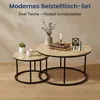 Couchtisch 2er Set aus Holz Wohnzimmertisch Modern in Produktbild-Vorschau 3