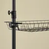 SoBuy Stojací věšák Úložný nábytek s 2 košíky Černý Moderní Náhled obrázku produktu 5