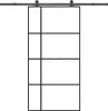 vidaXL Porte coulissante avec ferrure 102,5x205 cm Verre Voir les images du produit 7