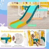 COSTWAY Kinderspeelset met glijbaan, klimrek, schommel, Productafbeelding-voorbeeld 6