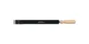 A black flat scraper with a wooden handle on a white background. Voir les images du produit