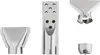 A set of metal attachments for a heat gun. Produktbild-Vorschau