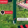 KOTARBAU® Sada 4 kusů nosných profilů pro sloupky plotu, Náhled obrázku produktu 2