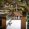 KADAX Vogelhuis om op te hangen, vogelvoerhuis van hout, Productafbeelding-voorbeeld 7