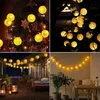 Solar Lichterkette Lampions Außen, 5M 20LEDs Laternen mit Produktbild-Vorschau 2