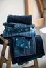 Pip Studio Handtuch Geometric Print Farbe Dark Blue Größe Produktbild-Vorschau 5