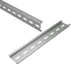 Two pieces of metal DIN rail are shown against a white background. Produktbild-Vorschau