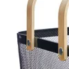 Relaxdays Drahtkorb mit Henkel, eckig, Aufbewahrungskorb Produktbild-Vorschau 7