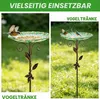 Vogeltränke Stehend, Vogelbad für Draußen Garten, Metall Produktbild-Vorschau 2