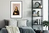 MuchoWow® Gerahmtes Poster Mona Lisa - Rosa - Alte Meister Produktbild-Vorschau 2