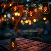 Solar Mini Hängeleuchten 9 x 7 cm mit Flammeneffekt - 6er Produktbild-Vorschau 6