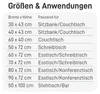 Natural Goods Berlin Möbelkufen RECHTECK 70x30-Edelstahl, Produktbild-Vorschau 7