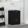 Möbel Waschbeckenunterschrank Schwarzeiche 40x37x59 cm MDF Produktbild-Vorschau 3