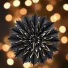 Decoris Dekoanhänger schwarz Stern Papier sortiert 40cm (1 Produktbild-Vorschau 1