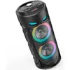 Bluetooth Karaoke Lautsprecher – Tragbarer Speaker mit LED Produktbild-Vorschau 3