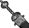 Gladius romano decorativo con fodero, ispirato ai modelli Anteprima dell’immagine prodotto 4