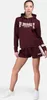 Dámske šortky CARLOWAY Oxblood/White S Lonsdale Náhľad obrázku produktu 3