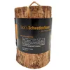 A log with a black label wrapped around it, showing product information. Produktbild-Vorschau