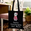 Mr. & Mrs. Panda Tote Bag Panda Beste Trauzeugin der Welt - Produktbild-Vorschau 2