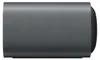 A side view of a dark gray soundbar with a textured finish. Anteprima dell’immagine prodotto