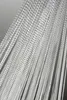Türvorhang Fadenvorhang weiß 90x250 cm Gardine mit Produktbild-Vorschau 2
