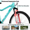 Hiland Damen Mountainbike 26 Zoll, Aluminium Rahmen 18 Gang Produktbild-Vorschau 6